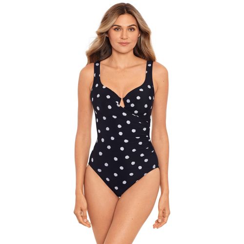 Lands' End Square-Neck Underwire Tankini Swimsuit Top 