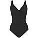 Miraclesuit Women's Must Have Pin Point Oceanus V-neck Slimming One Piece Swimsuit, alternative image
