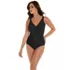 Miraclesuit Women's Must Have Pin Point Oceanus V-neck Slimming One Piece Swimsuit, alternative image