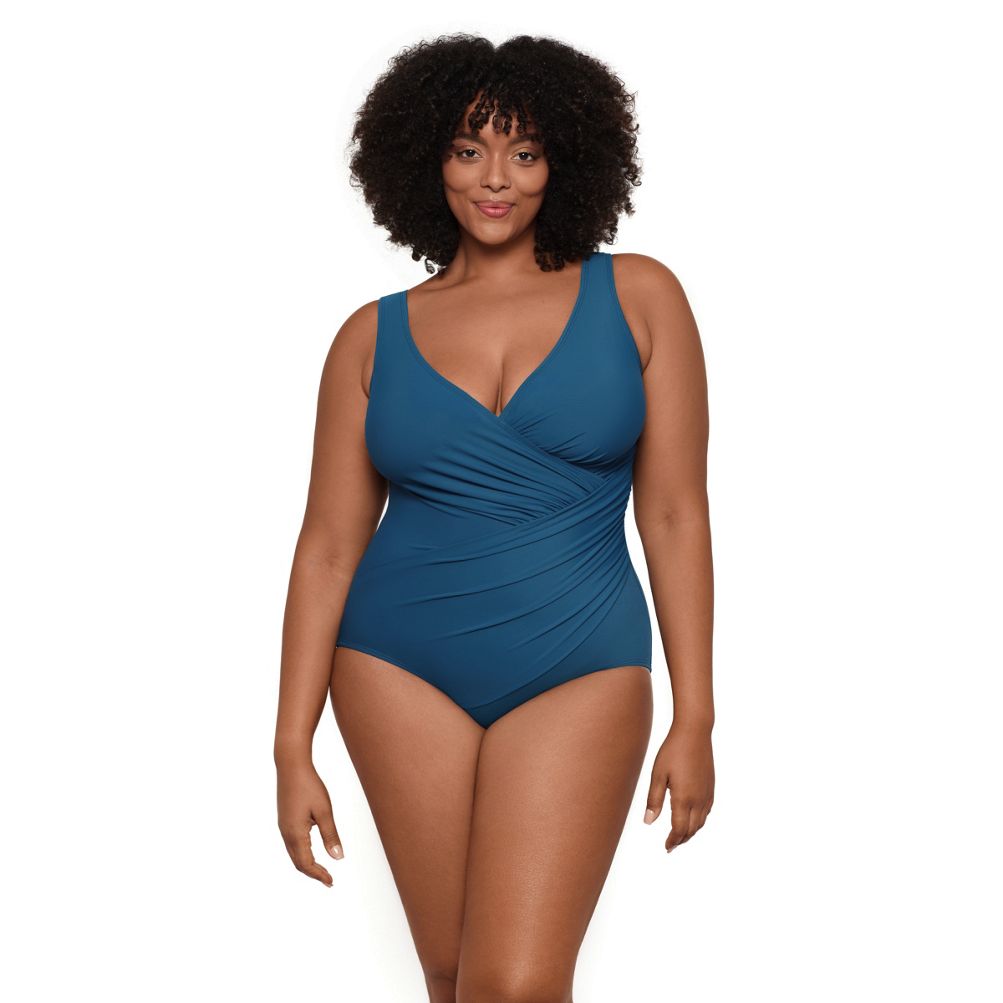 Slimming one piece women's swimsuit on sale