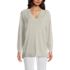 Women's Fine Gauge Cotton Pullover Tunic Sweater, Front