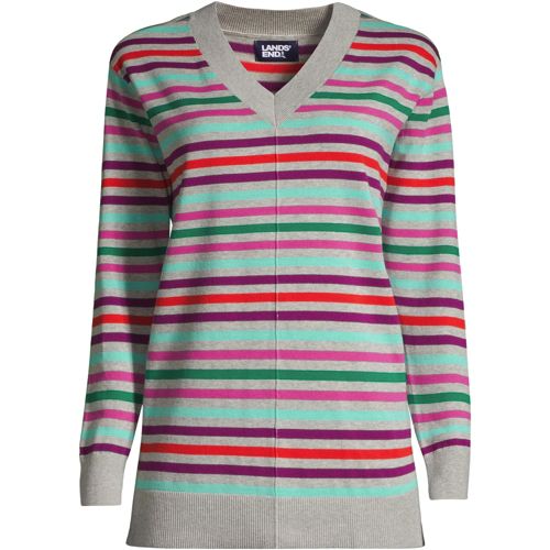 Feinstrick-Pullover Gestreift für Damen image number 4