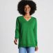 Women's Fine Gauge Cotton Pullover Tunic Sweater, Front