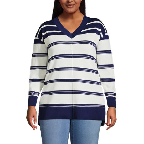 Woman Within Womens Plus Size Pullover Short Sleeve Fine Gauge Sweater 