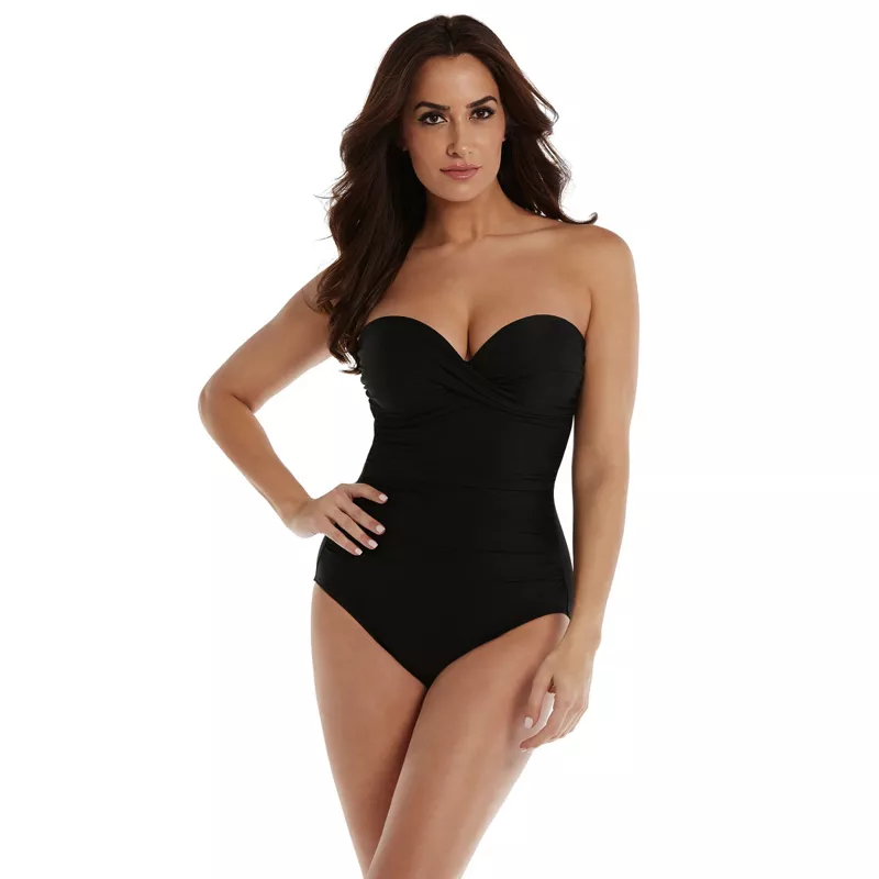 Miraclesuit Women's Rock Solid Madrid Slimming Underwire One Piece Swimsuit, alternative image