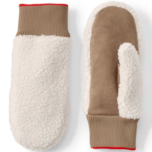 Cecil Damen Teddy Fäustlinge - Kuschelige Winter Handschuhe