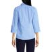 Women's 3/4 Sleeve Pattern CVC Broadcloth Shirt, Back