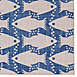 Linon Genya Fish Pattern Washable Area Rug, alternative image