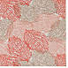 Linon Ramona Coral Pattern Washable Area Rug, alternative image