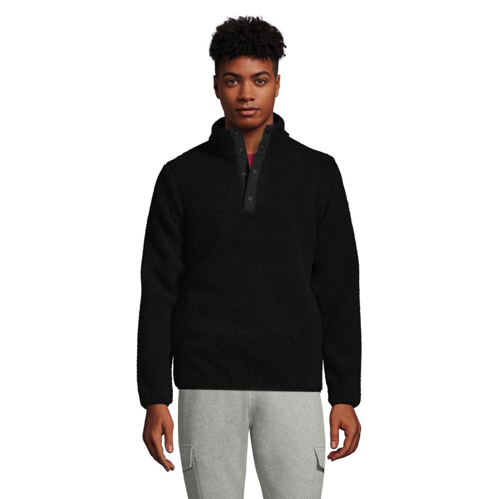 Lands end sherpa fleece jacket sale