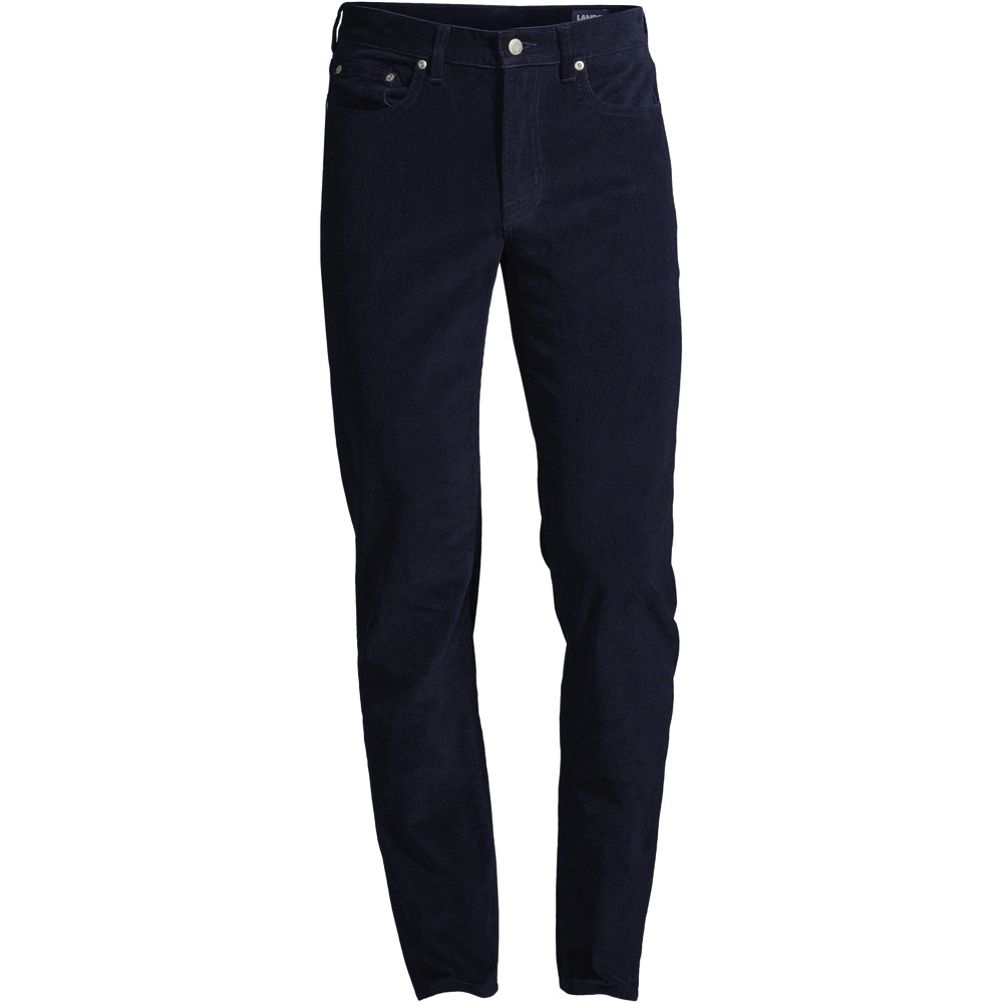Men's Straight Fit Stretch Corduroy Pants Lands' End