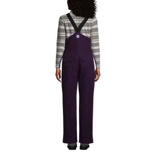 lands end women's snow bibs