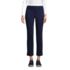 Women's Lands' End Flex Mid Rise Pull On Crop Pants, Front