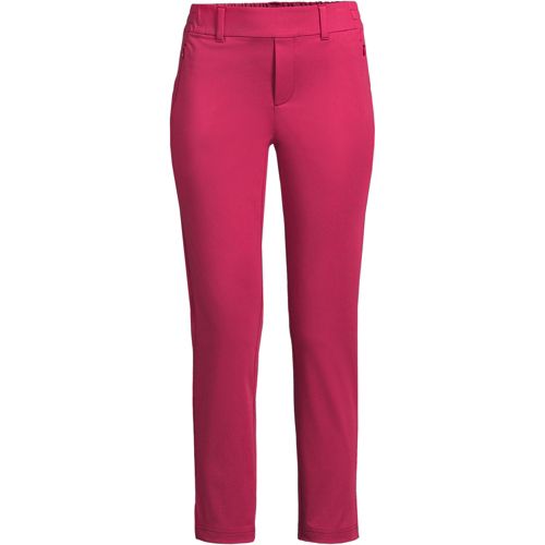 Women's Tall Mid Rise Pull On Chino Crop Pants