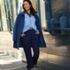 Women's Lands' End Flex Mid Rise Pull On Crop Pants, alternative image