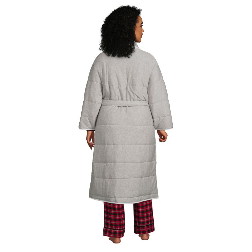 Women's Plus Size Quilted Robe