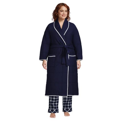 Plus Size Waffle Robe Lands' End