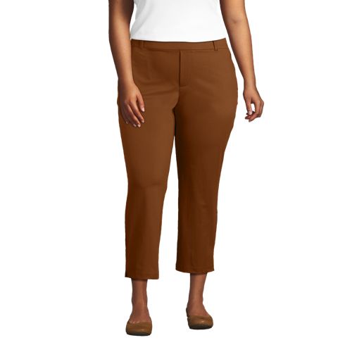 Lands' End Women's Tencel High Rise Wide Leg Pants - 12 - Allspice : Target