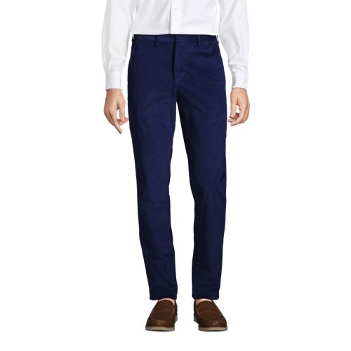 Men's Plain Front Wrinkle Resistant Chino Pants