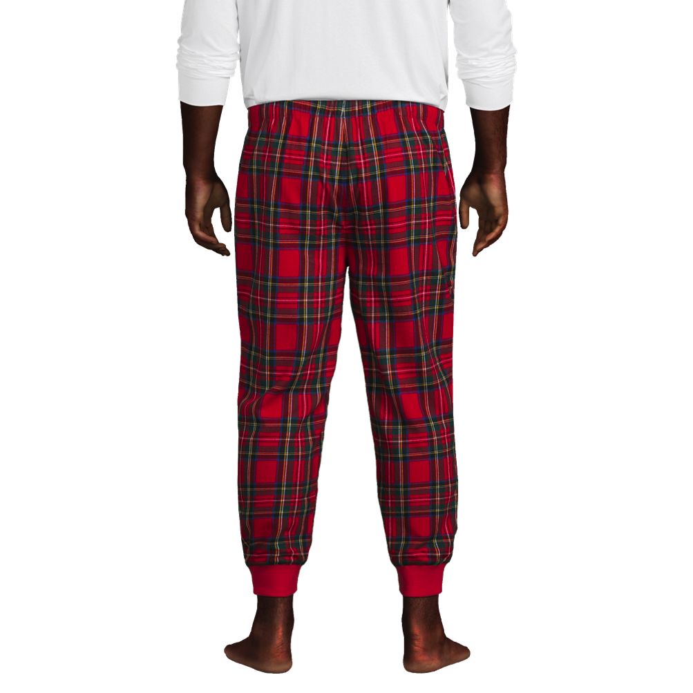 Men's pajama pants with elastic cuffs sales