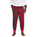 Men's Big and Tall Flannel Jogger Pajama Pants, Front