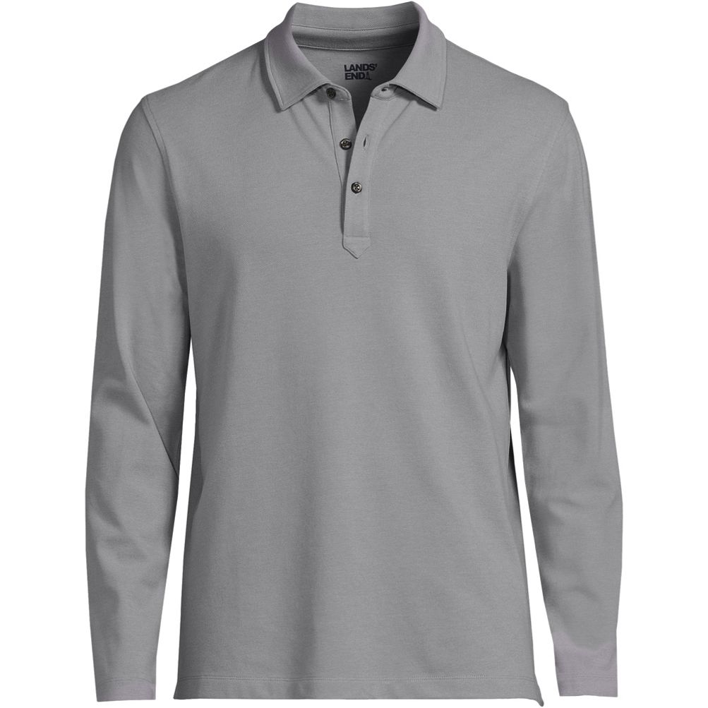 Lands end men's outlet long sleeve polo shirts