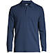 Men's Big and Tall Long Sleeve Coolmax Mesh Polo, Front