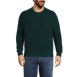 Men's Big and Tall Cotton Drifter Saddle Crewneck Shaker Sweater, Front