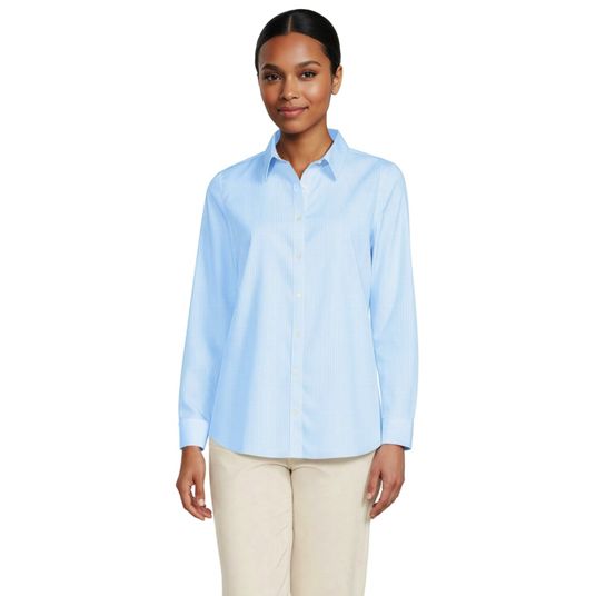 blue dress shirts for women Maddox Gown - Light Blue main image 1