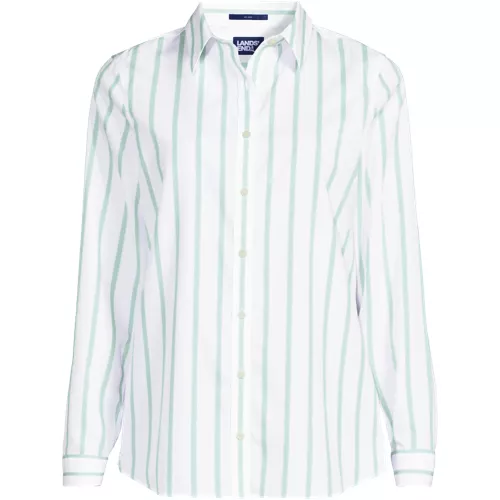 No Iron Button Front Shirt, Front