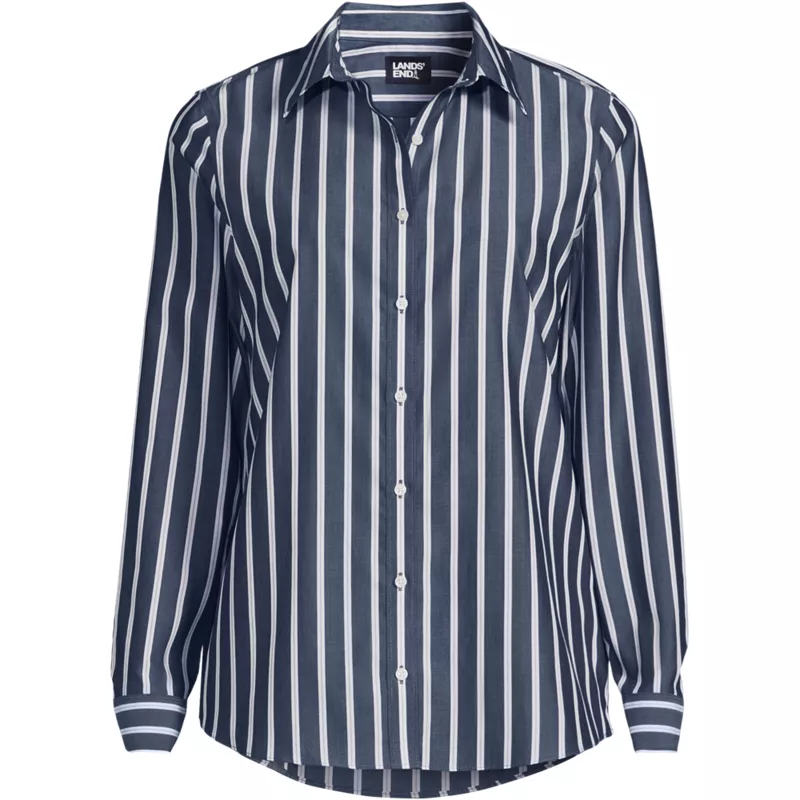 No Iron Button Front Shirt, Front