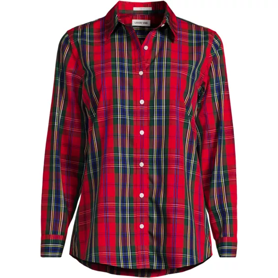 No Iron Button Front Shirt - primary