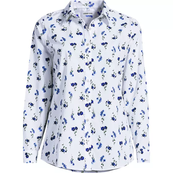 No Iron Button Front Shirt - primary