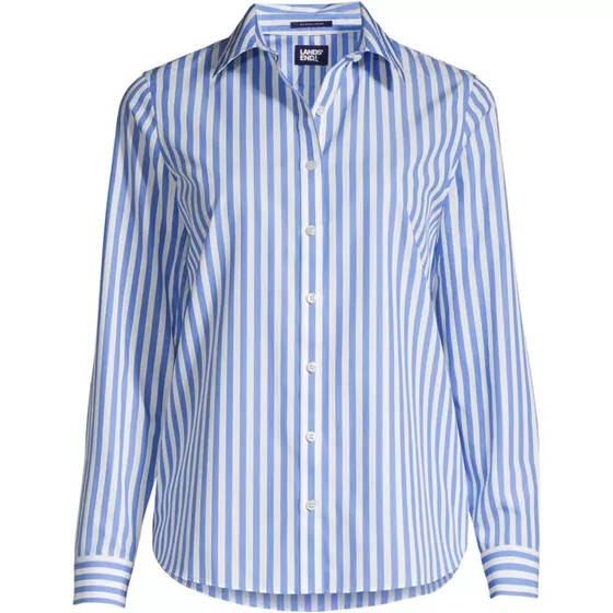 Women's Wrinkle Free No Iron Button Front Shirt - primary
