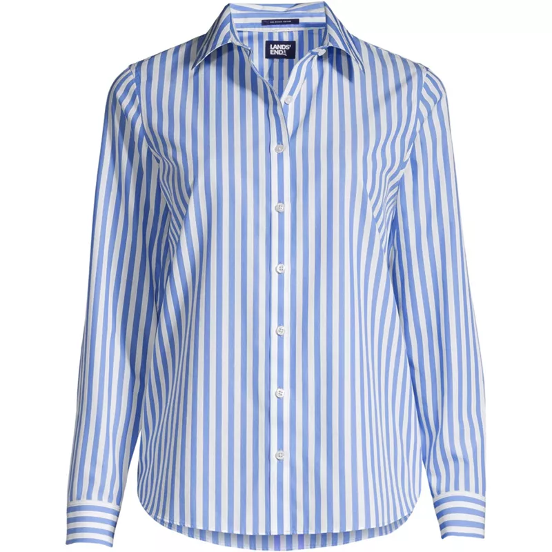 No Iron Button Front Shirt, Front