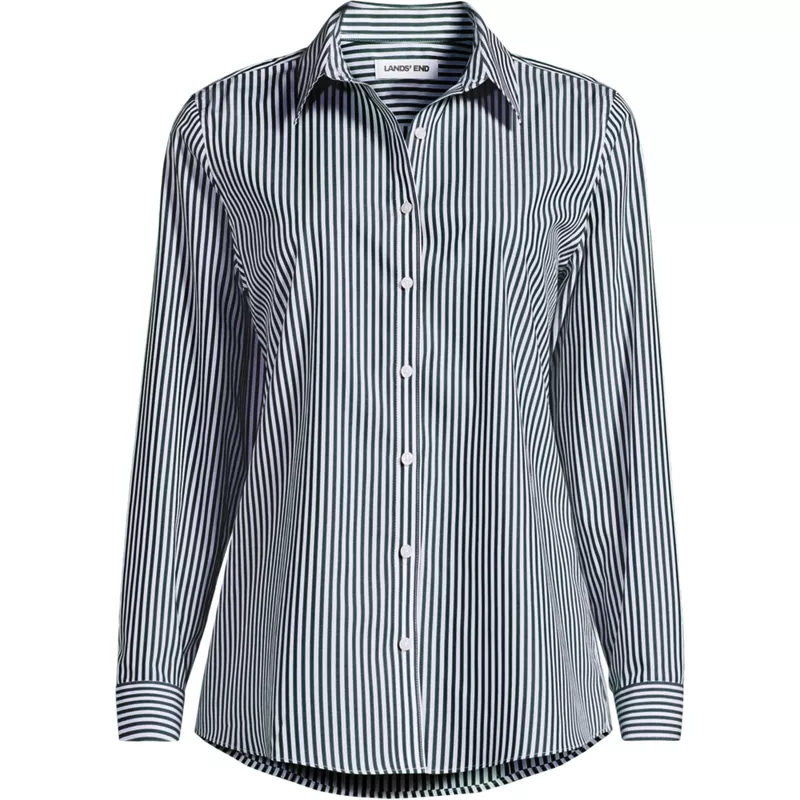 No Iron Button Front Shirt, Front
