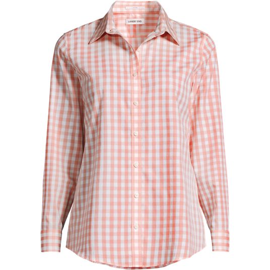 Women's Pink Dress Shirts & Pink Button Up Shirts | Lands' End