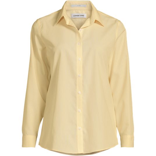 fitted lace wedding dress Men's Basic Solid Color Button Up Dress Shirt (Yellow) Yellow / Medium/15-15.5 Neck/34-35 Sleeve main image 1