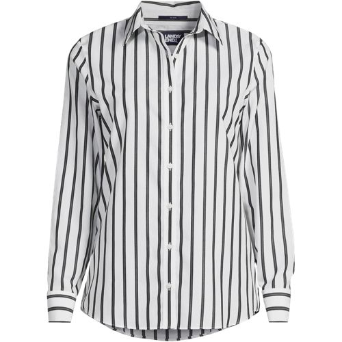 Women's Black Dress Shirts & Black Dressy Tops | Lands' End