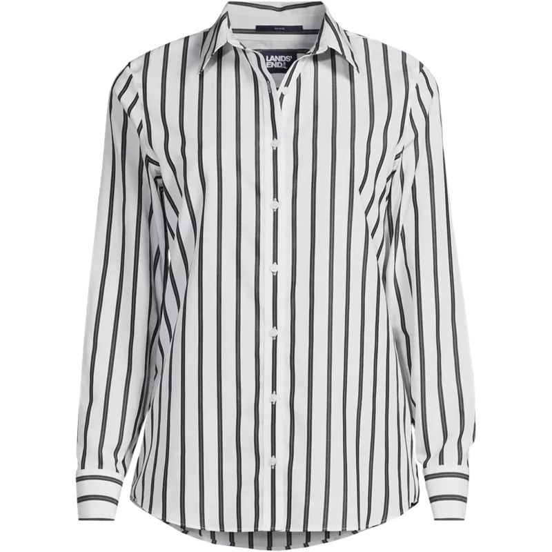 No Iron Button Front Shirt, Front