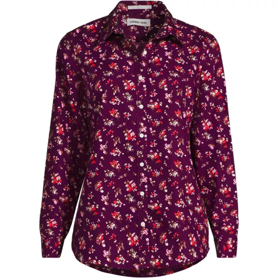 No Iron Button Front Shirt - primary