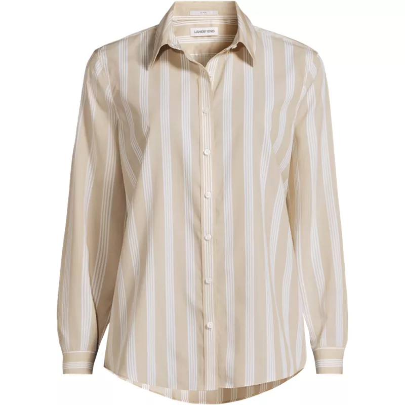 No Iron Button Front Shirt, Front