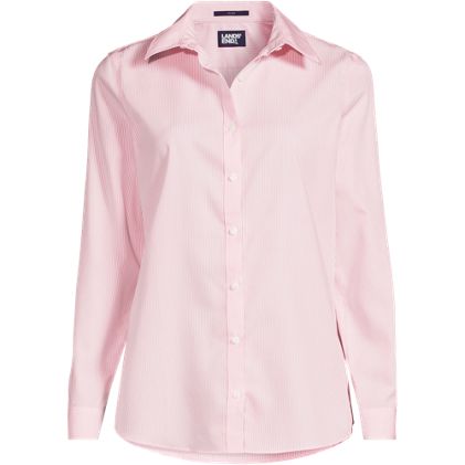 Women's No Iron Button Front Shirt - primary