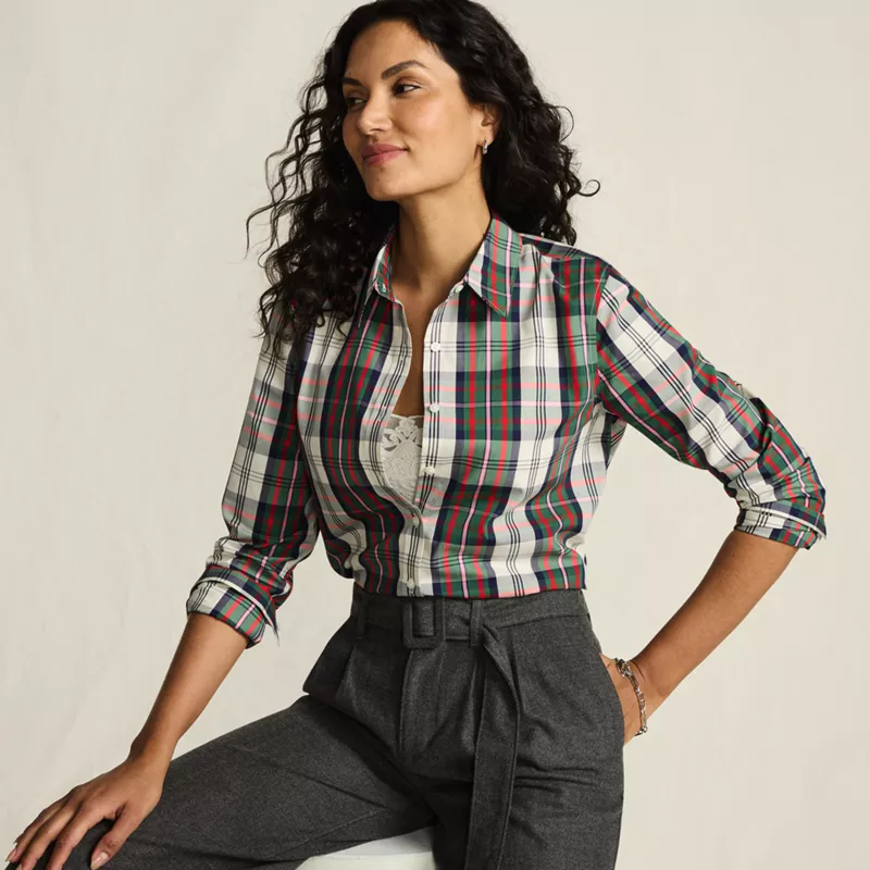 Petite No Iron Button Front Shirt, alternative image
