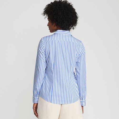 Women's No Iron Button Front Shirt | Lands' End