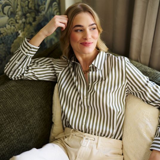 Women's Green Dress Shirts & Green Work Shirts | Lands' End