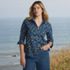 Women's No Iron Button Front Shirt, alternative image