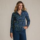 Women's Wrinkle Free No Iron Button Front Shirt