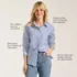 No Iron Button Front Shirt, alternative image
