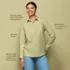 No Iron Button Front Shirt, alternative image